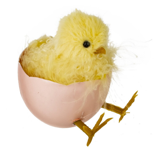 Фигурка декоративная "Цыпленок" (блок 6шт), L7 W5 H7 см, 3в. фото 8