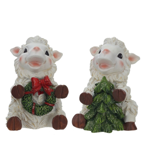 Фигурка декоративная "Овечка", L5 W4,5 H6,5, 2в. Фигурка декоративная "Овечка", L5 W4,5 H6,5, 2в.