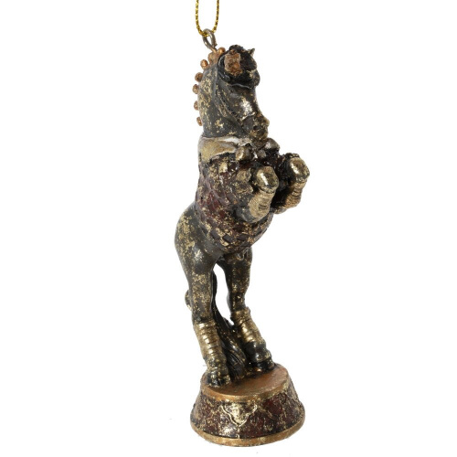 Фигурка декоративная подвесная"Лошадь", L5,5 W3,5 H13 см фото 3 Фигурка декоративная подвесная"Лошадь", L5,5 W3,5 H13 см фото 3