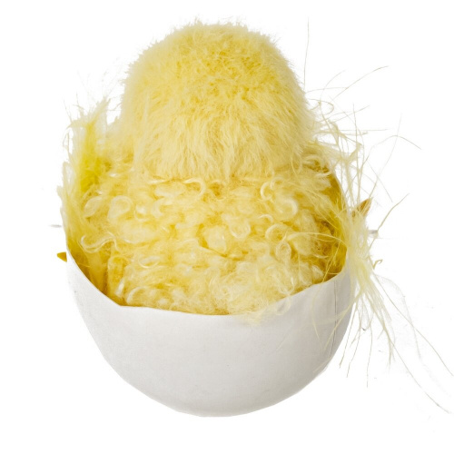 Фигурка декоративная "Цыпленок" (блок 6шт), L7 W5 H7 см, 3в. фото 12