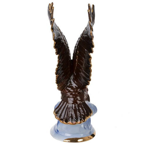 Фигурка декоративная "Орел", L16 W9 H27 см, 2в. фото 9