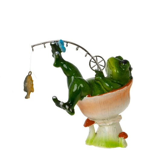 Фигурка декоративная "Лягушка", L9 W6 H11,5 см фото 2