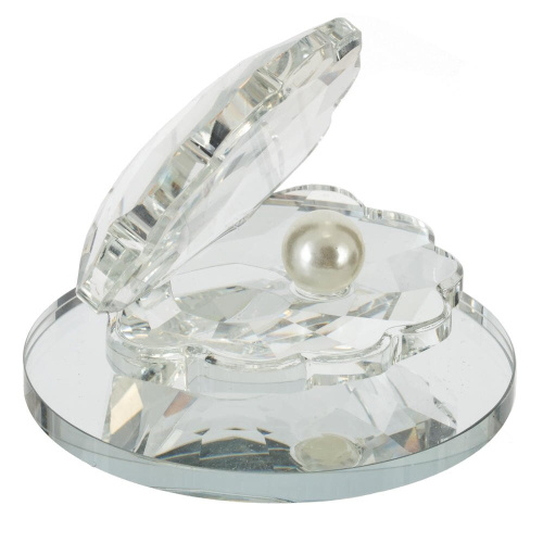 Фигурка декоративная "Жемчужина в раковине", L6 W6 H4,5 см фото 3