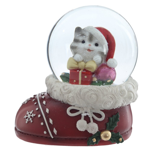 Фигурка декоративная "Котенок" в стекл шаре, D 6.5 см, L8,5 W6,5 H9,5 см Фигурка декоративная "Котенок" в стекл шаре, D 6.5 см, L8,5 W6,5 H9,5 см
