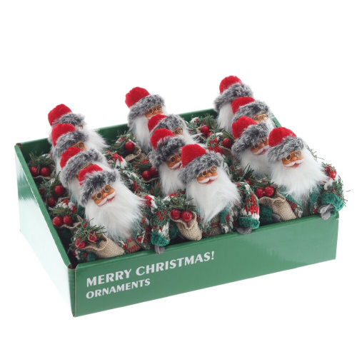 Дед Мороз подвесной, L9 W8 H13 см фото 2