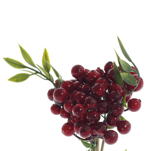 Ветки искусственные "Букет Рябины", L6 W6 H25 см фото 2