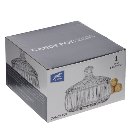 Конфетница, 540 мл, L14,5 W14,5 H6,5 см фото 4