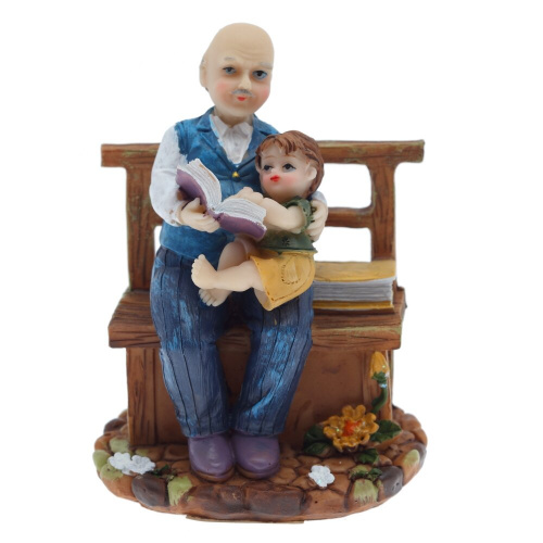 Фигурка декоративная "Бабушка/Дедушка", L9 W7 H12 см, 2в. фото 3