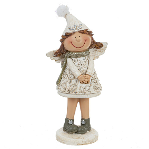 Фигурка декоративная "Девочка-Ангел", L5 W3,5 H11 см, 3в. фото 4 Фигурка декоративная "Девочка-Ангел", L5 W3,5 H11 см, 3в. фото 4