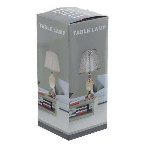 Светильник, L28 W28 H46 см, Е27, шнур 1,08 м фото 5