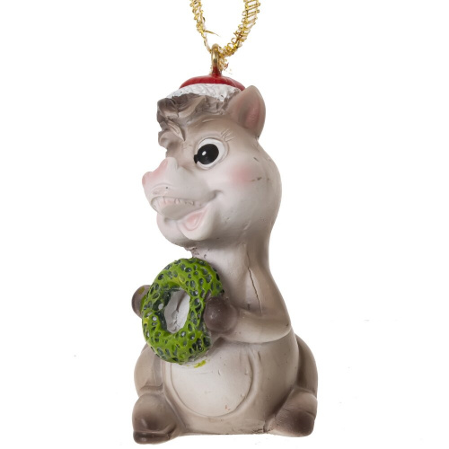 Фигурка декоративная подвесная "Лошадка", L3 W3 H5 см, 4в. фото 5 Фигурка декоративная подвесная "Лошадка", L3 W3 H5 см, 4в. фото 5