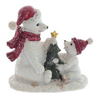 Фигурка декоративная "Медвежата", L8 W5,5 H8 см