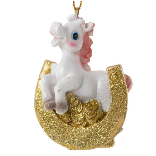 Фигурка декоративная подвесная "Лошадка", L5 W3 H7,5 см, 6в. фото 4 Фигурка декоративная подвесная "Лошадка", L5 W3 H7,5 см, 6в. фото 4