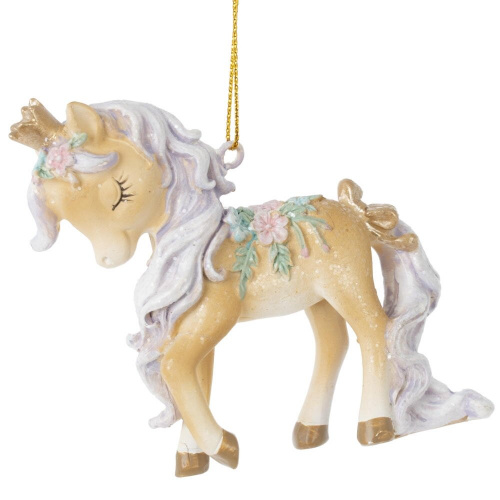 Фигурка декоративная подвесная "Лошадка", L8 W2,5 H7,5 см