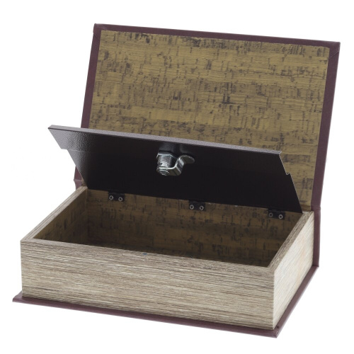 Шкатулка-книга сейф, L17,5 W6,5 H27 см фото 5