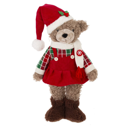 Игрушка набивная "Медвежонок", L21 W18 H46 см, 2в. фото 3 Игрушка набивная "Медвежонок", L21 W18 H46 см, 2в. фото 3