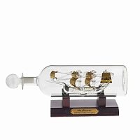 Изделие декоративное "Корабль в бутылке", L25 W7 H9 см