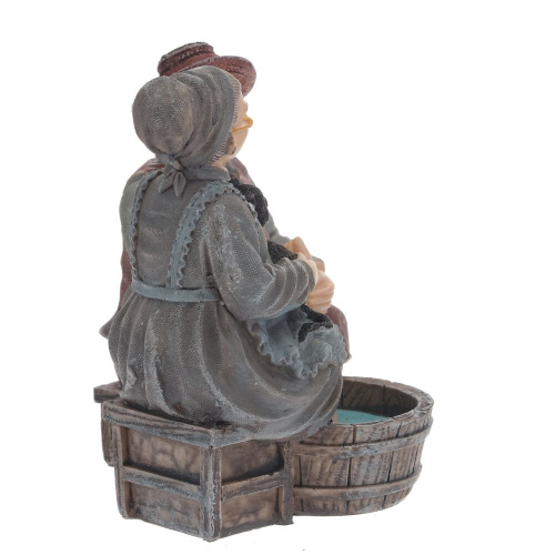 Фигурка декоративная "Бабушка с дедушкой", L11,5 W9,5 H12 см, 2в. фото 7