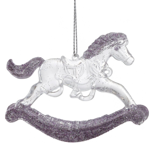 Украшение новогоднее "Лошадка", L8 W0,7 H7 см фото 2 Украшение новогоднее "Лошадка", L8 W0,7 H7 см фото 2