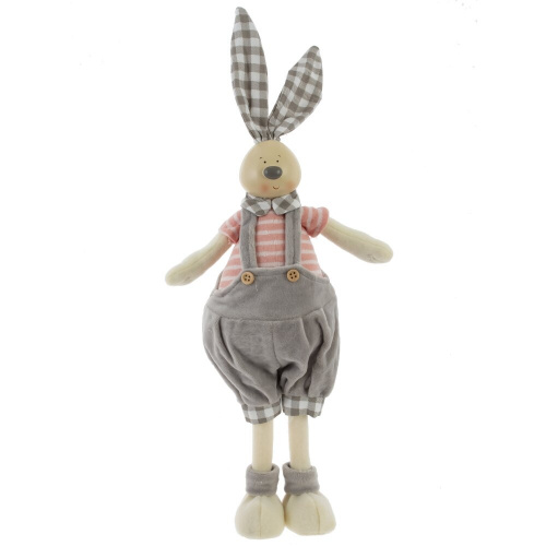 Игрушка набивная "Заяц/Зайка", L15 W8 H44/33 см, 2в. фото 6 Игрушка набивная "Заяц/Зайка", L15 W8 H44/33 см, 2в. фото 6