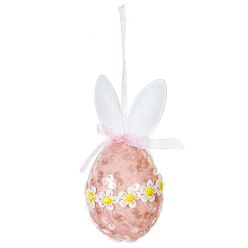 Изделие декоративное подвесное "Яйцо" (блок 12шт), L6 W6 H11 см, 2в. фото 4