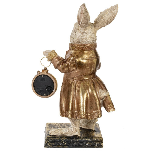 Фигурка декоративная "Кролик" с часами (LR44x1), L17 W15 H30 см фото 4