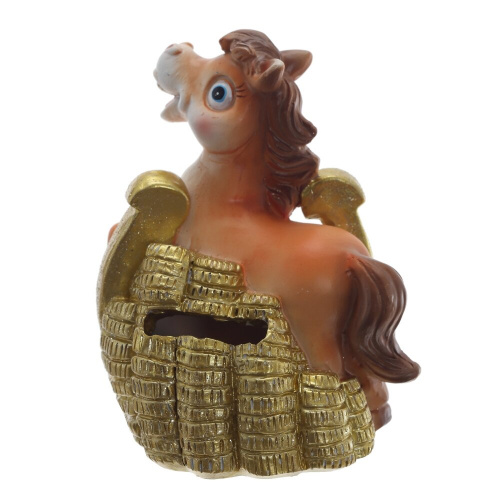 Копилка "Лошадка", L7,5 W6,5 H10 см, 6в. фото 3