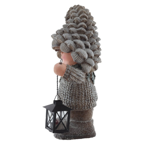 Фигурка декоративная "Мальчик"(с подсвечником), L24 W17 H41 см, 2в. фото 3 Фигурка декоративная "Мальчик"(с подсвечником), L24 W17 H41 см, 2в. фото 3