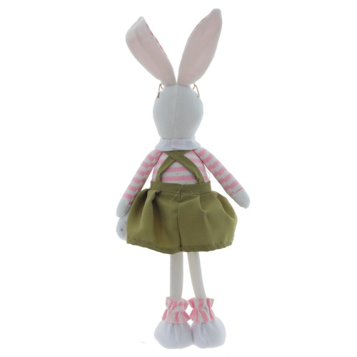 Игрушка набивная "Заяц/Зайка", L12 W7,5 H41/33 см, 2в. фото 6