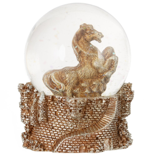 Фигурка декор в стекл шаре "Лошадь", L7 W7,5 H8,5 см, 2в. фото 3