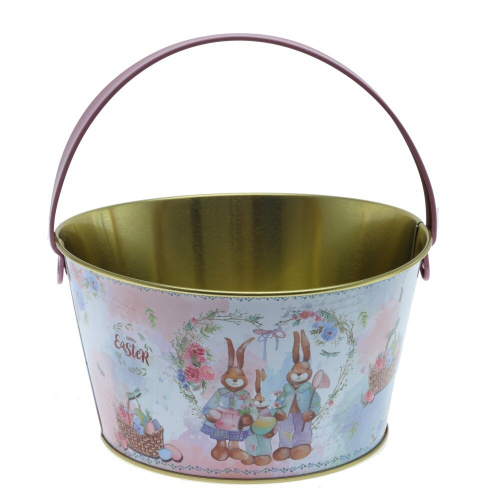 Изделие декоративное "Ведерко пасхальное", L19,5 W19 H10,5 см фото 3