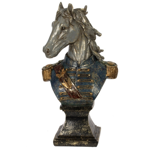 Фигурка декоративная "Бюст лошади", L13 W8 H24 см Фигурка декоративная "Бюст лошади", L13 W8 H24 см