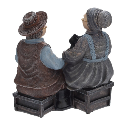 Фигурка декоративная "Бабушка с дедушкой", L11,5 W9 H12 см, 2в. фото 6 Фигурка декоративная "Бабушка с дедушкой", L11,5 W9 H12 см, 2в. фото 6