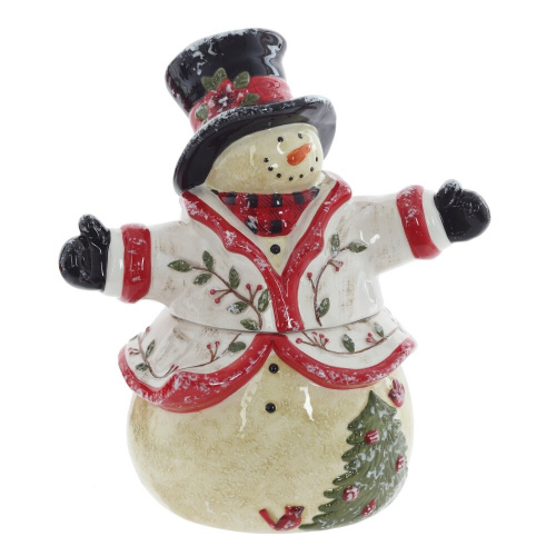 Конфетница "Снеговик", 1950 мл, L25 W17 H28 см