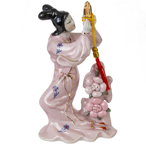Фигурка декоративная "Гейша" (блок 4 шт), L11,5 W6,5 H15 см, 4в. фото 15