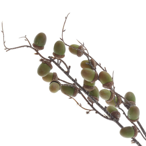 Ветка искусственная "Дуб с желудями", L16 W10 H80 см Ветка искусственная "Дуб с желудями", L16 W10 H80 см