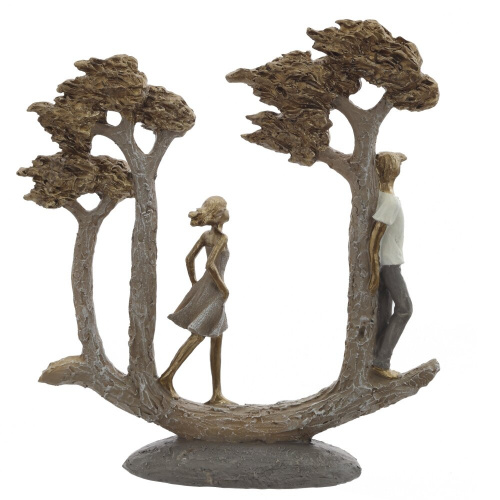 Фигурка декоративная "Влюбленная пара", L23 W6,5 H24,5 см фото 4