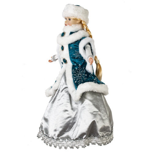 Снегурочка с ёмкостью для конфет, L20 W14 H45 см фото 2 Снегурочка с ёмкостью для конфет, L20 W14 H45 см фото 2