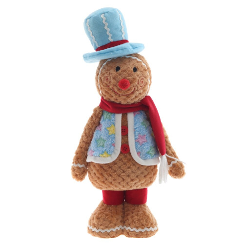 Игрушка набивная "Пряничный человечек", L19 W11 H38 см, 2в. фото 3