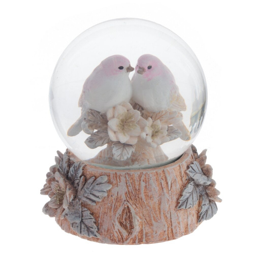 Фигурка декор в стекл шаре "Птички: Зимняя Сказка", D 6 см, L7 W6,5 H8 см Фигурка декор в стекл шаре "Птички: Зимняя Сказка", D 6 см, L7 W6,5 H8 см