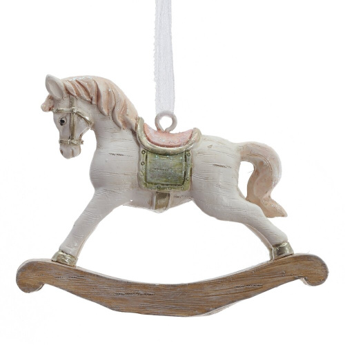 Фигурка декоративная подвесная "Лошадка-качалка", L7,5 W2 H6 см