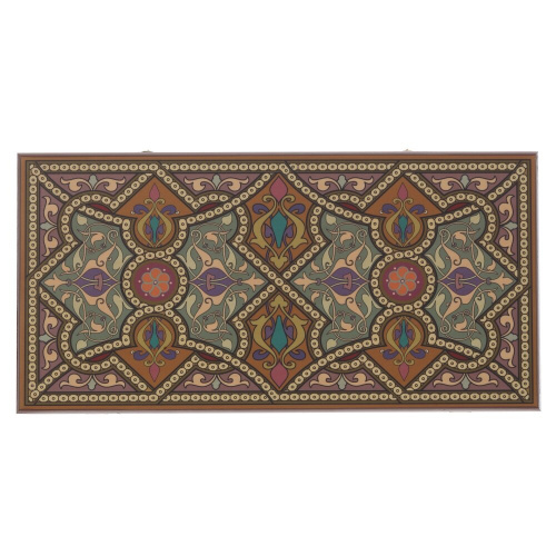 Игра настольная 2 в 1 ( шашки, нарды) "Восточные", L60 W30 H4 см фото 2