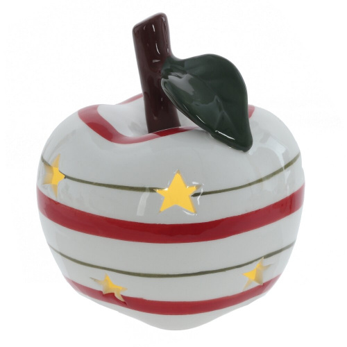 Фигурка декоративная с подсветкой (LR44x2) "Яблоко", L9,, L9 W9 H10,5 см фото 2