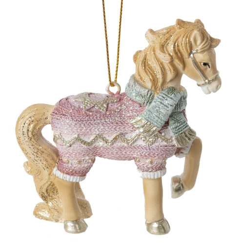 Фигурка декоративная подвесная "Лошадка", L7 W2,5 H8 см фото 3 Фигурка декоративная подвесная "Лошадка", L7 W2,5 H8 см фото 3