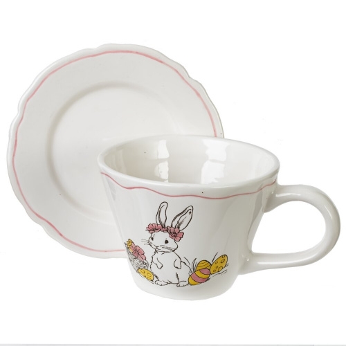 Чашка с блюдцем, 270 мл, L15,5 W13,5 H8,5 см фото 2 Чашка с блюдцем, 270 мл, L15,5 W13,5 H8,5 см фото 2