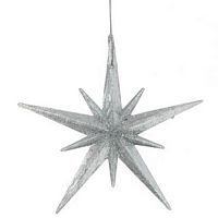 Украшение новогоднее "Звезда", L12 W1 H11,5 см Украшение новогоднее "Звезда", L12 W1 H11,5 см