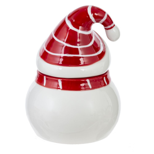 Емкость для сыпучих продуктов "Снеговик", 350 мл, L10 W10 H15 см фото 3 Емкость для сыпучих продуктов "Снеговик", 350 мл, L10 W10 H15 см фото 3