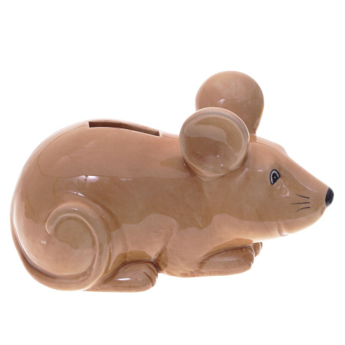 Копилка "Мышка", L16 W8,5 H8,5 см, 2в. фото 3