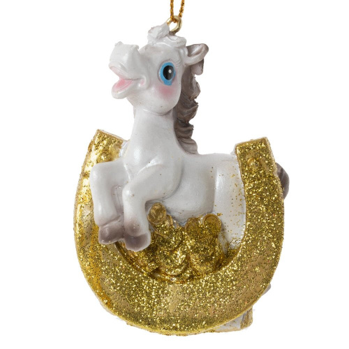 Фигурка декоративная подвесная "Лошадка", L5 W3 H7,5 см, 6в. фото 13 Фигурка декоративная подвесная "Лошадка", L5 W3 H7,5 см, 6в. фото 13