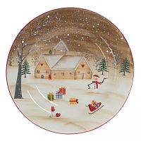 Тарелка, L25 W25 H2 см Тарелка, L25 W25 H2 см